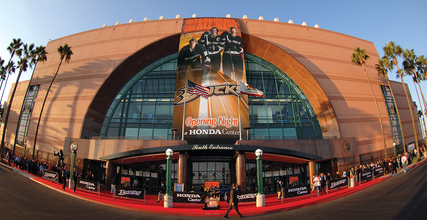 Anaheim Ducks Opening Night Banner