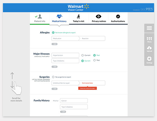 DocPIES custom app forms